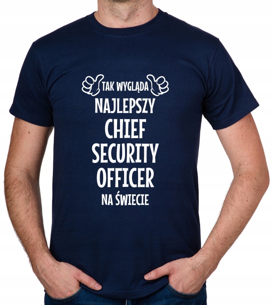 

koszulka Najlepszy Chief Security Officer prezent