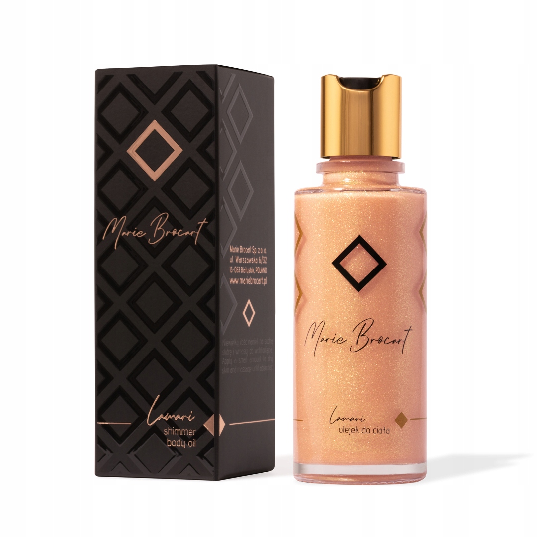 Lamari rozjasňující tělový olej s Bioglitterem Marie Brocart 100 ml