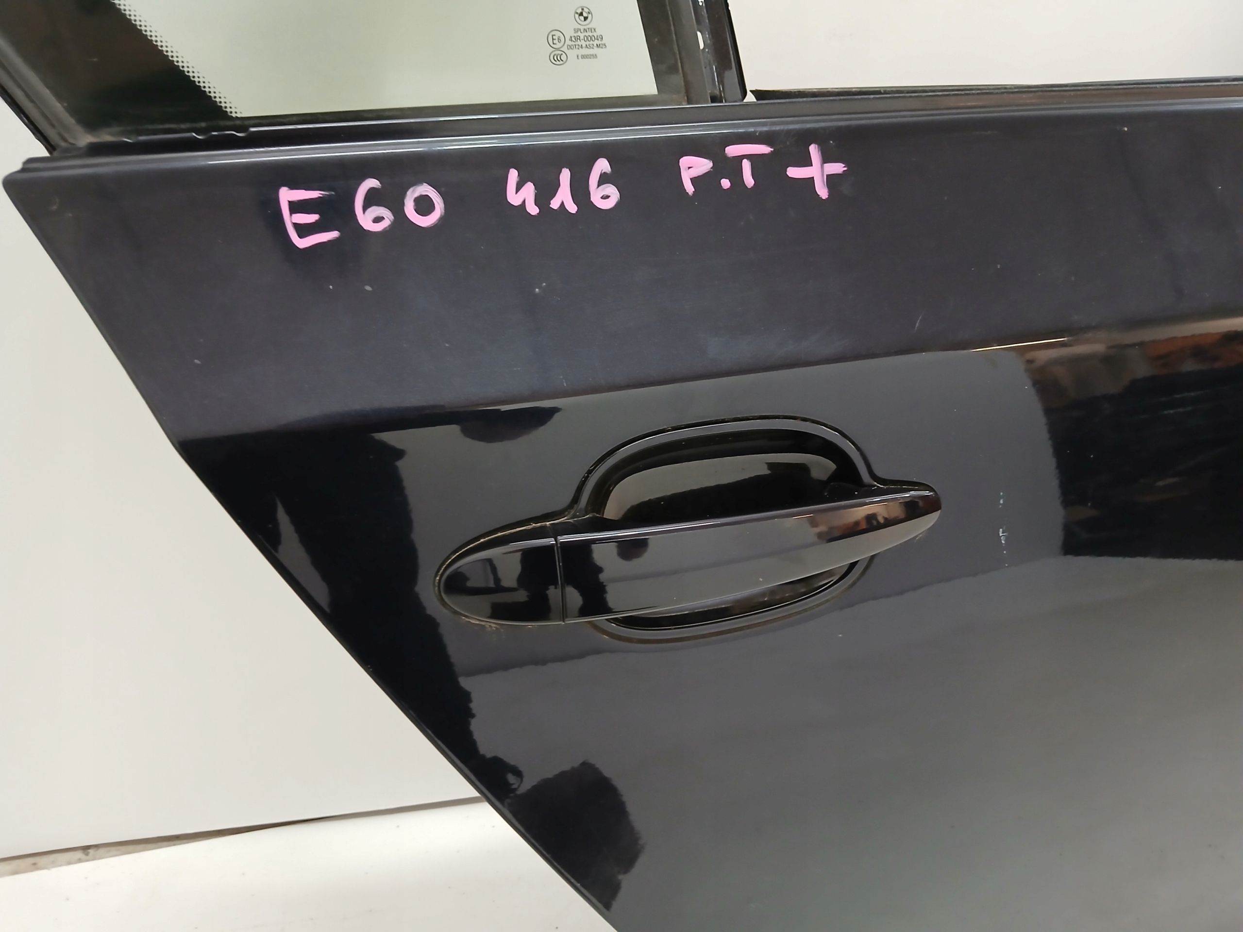 door right rear. rear part BMW E60 CARBONSCHWARZ OE