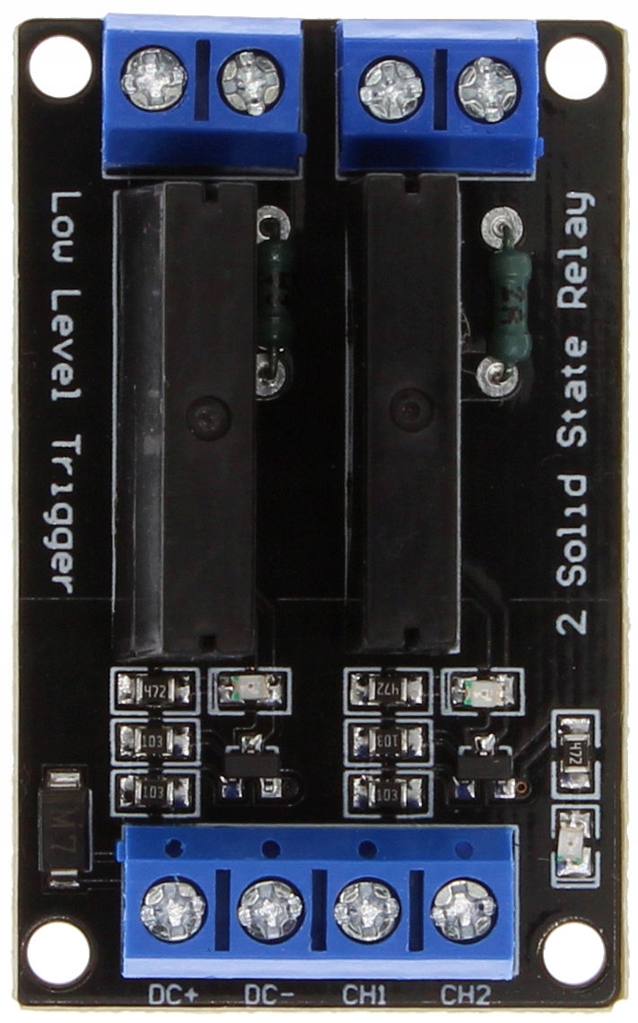 Przekaźnik SSR ARDUINO 2 Kanały Stan Niski Kod producenta SSR2CHLL