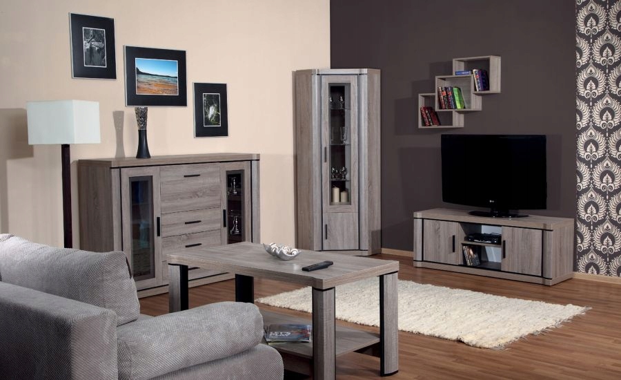 DALLAS D4 KOMODA SZAFKA DĄB TRUFLOWY 80,5 TRUFLA Kolekcja KOLEKCJA-DALLAS