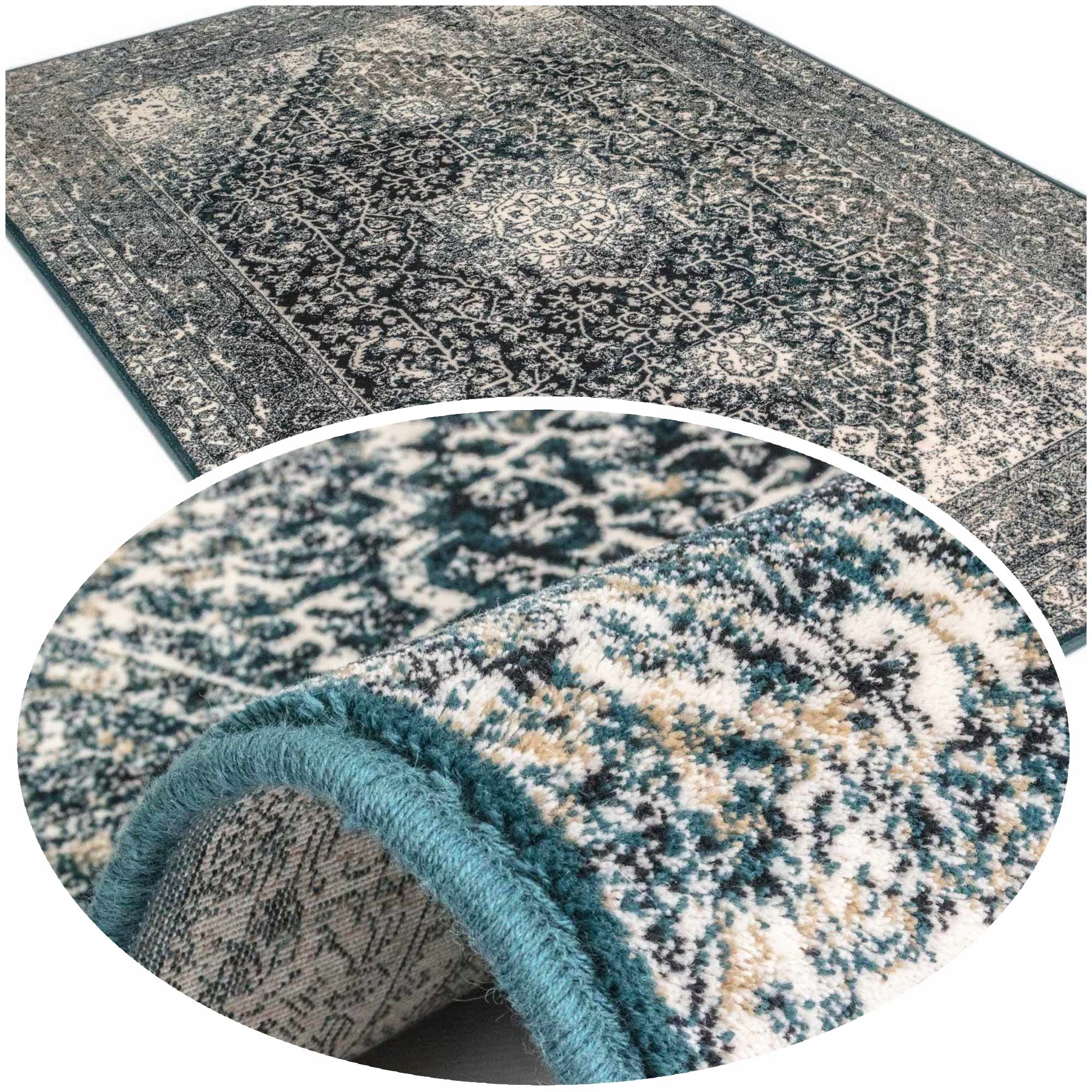 Dywan Agnella Torena szmaragd Isfahan Brintons Wełniany 100 % 2x3 m