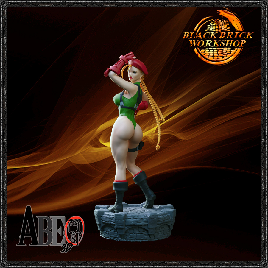 Cammy Neupravená Abe 3D Měřítko 1/9 (200mm) (sfw) 3D tisk