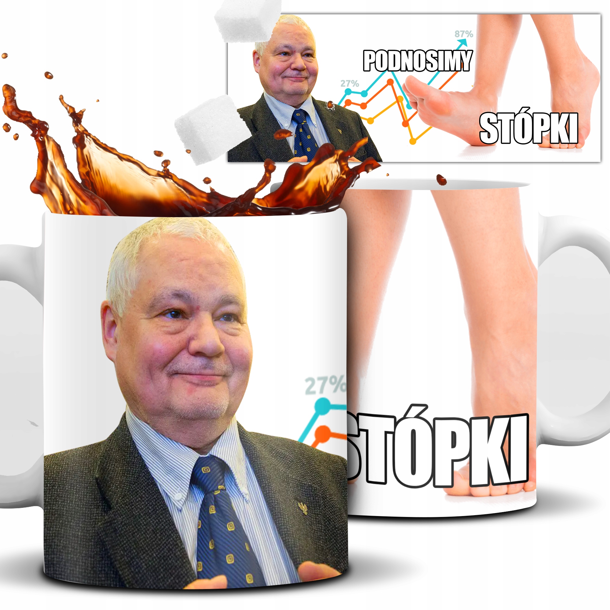 

Kubek Śmieszny Dla Wściekłych Stópkarzy