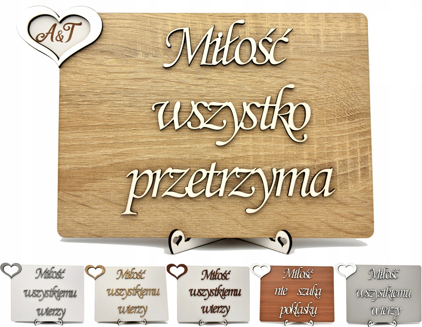 

16 Tabliczek Ślub Wesele Hymn O Miłości - T3 30x20