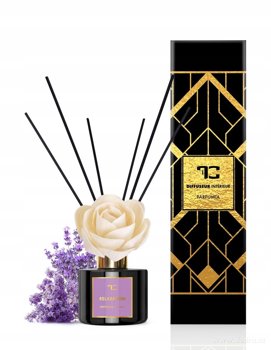 Levně Dedra 200 ml difuzér Flow tyčinky, Relaxation, Parfumia