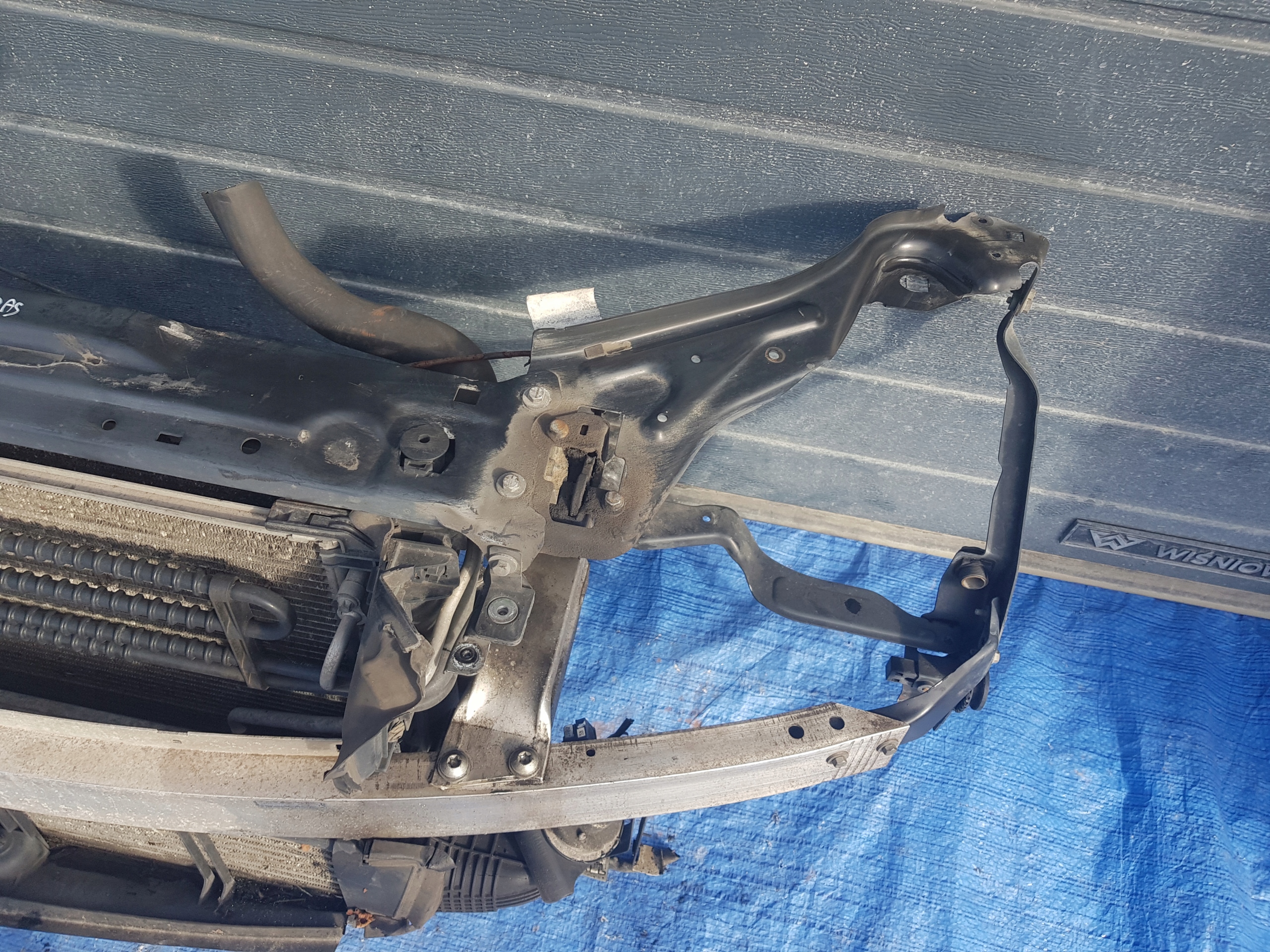 support panel for radiators radiator MERCEDES W204 2.2 CDI 651 MANUAL