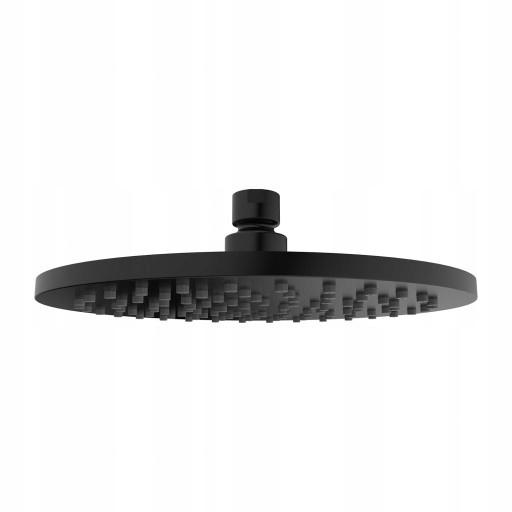 Dažďová Sprcha Slim Mosadzná Čierna Matná Okrúhla 20 CM