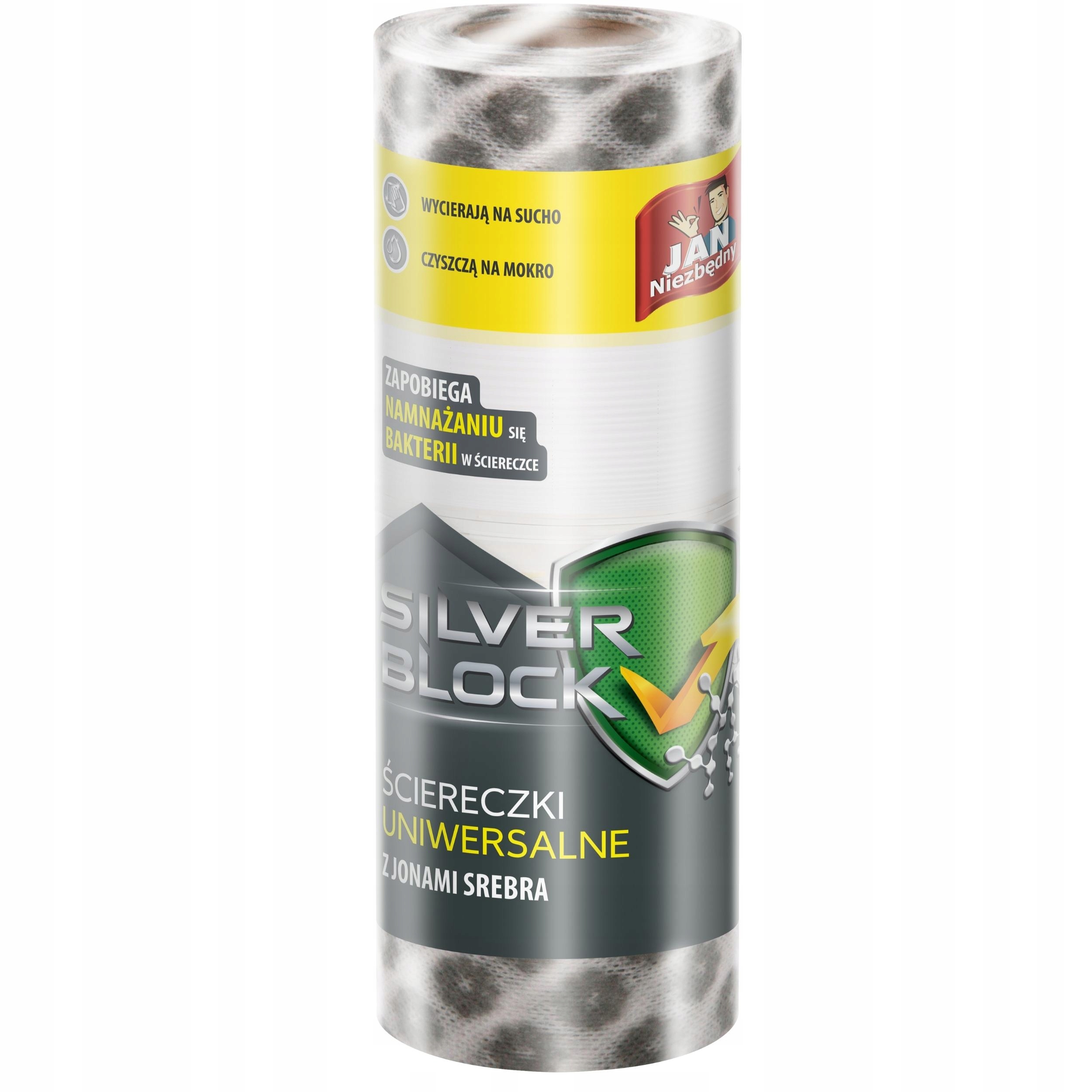 

Jan Niezbędny Ściereczki Rolka 50SZT Jony Srebra