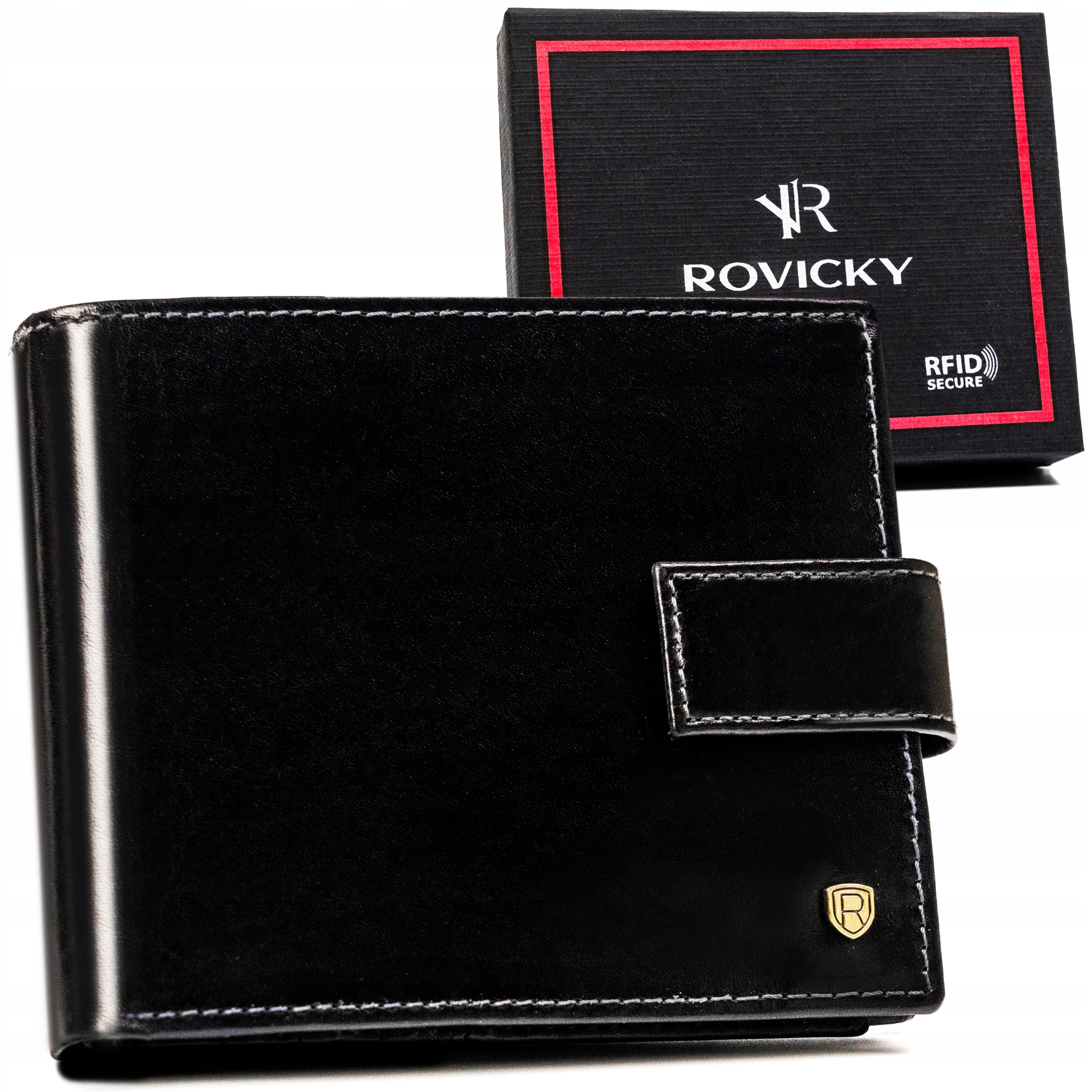 Rovicky značková pánská kožená peněženka se zapínáním na zip