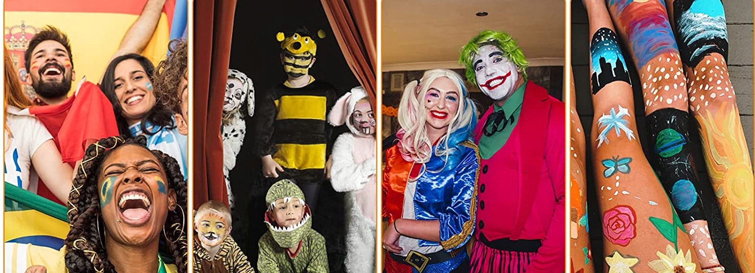 Kredki farbki do malowania twarzy malowanie Bohater brak