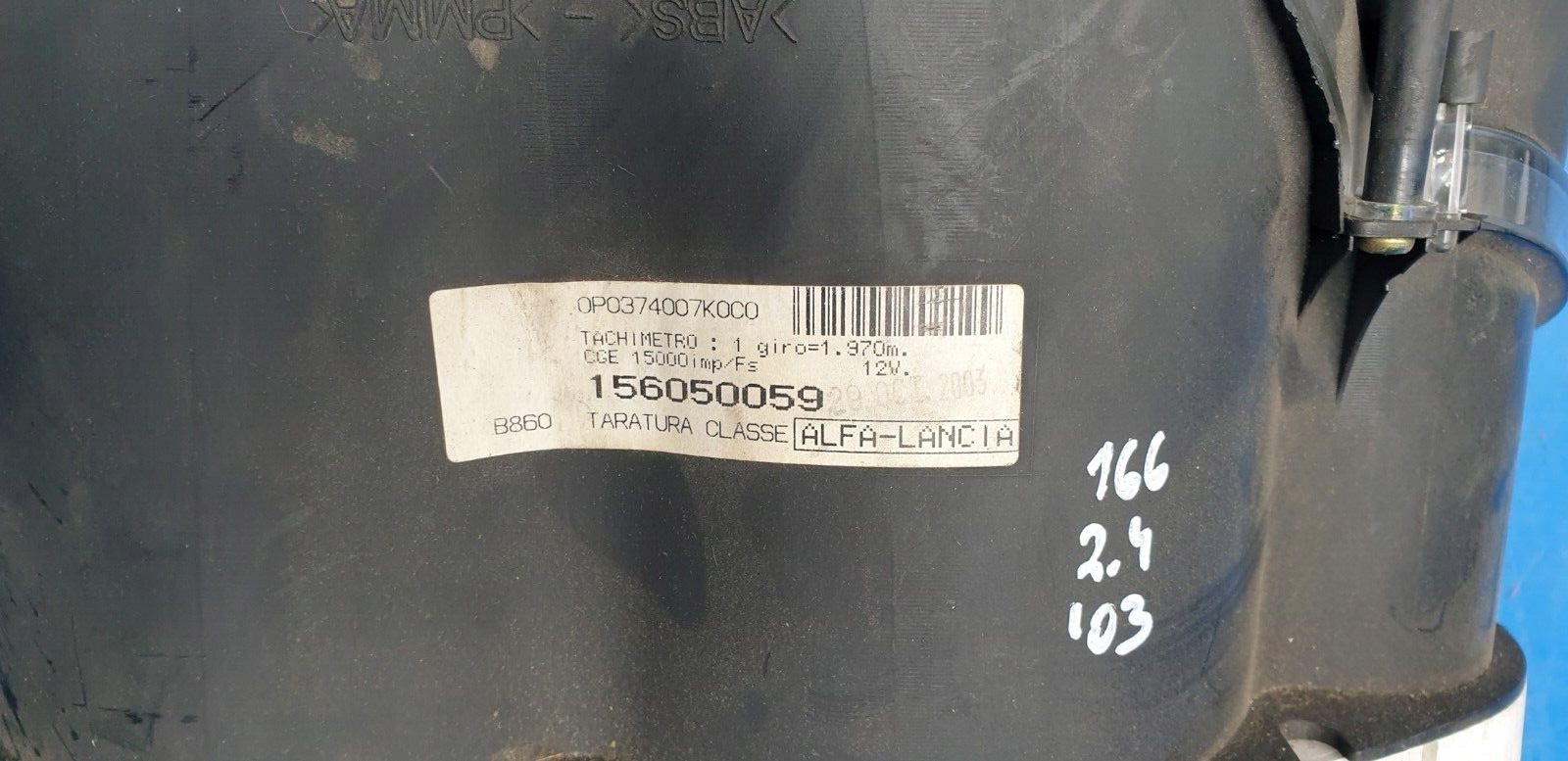 спидометр часы ALFA ROMEO 166 2.4 156050059