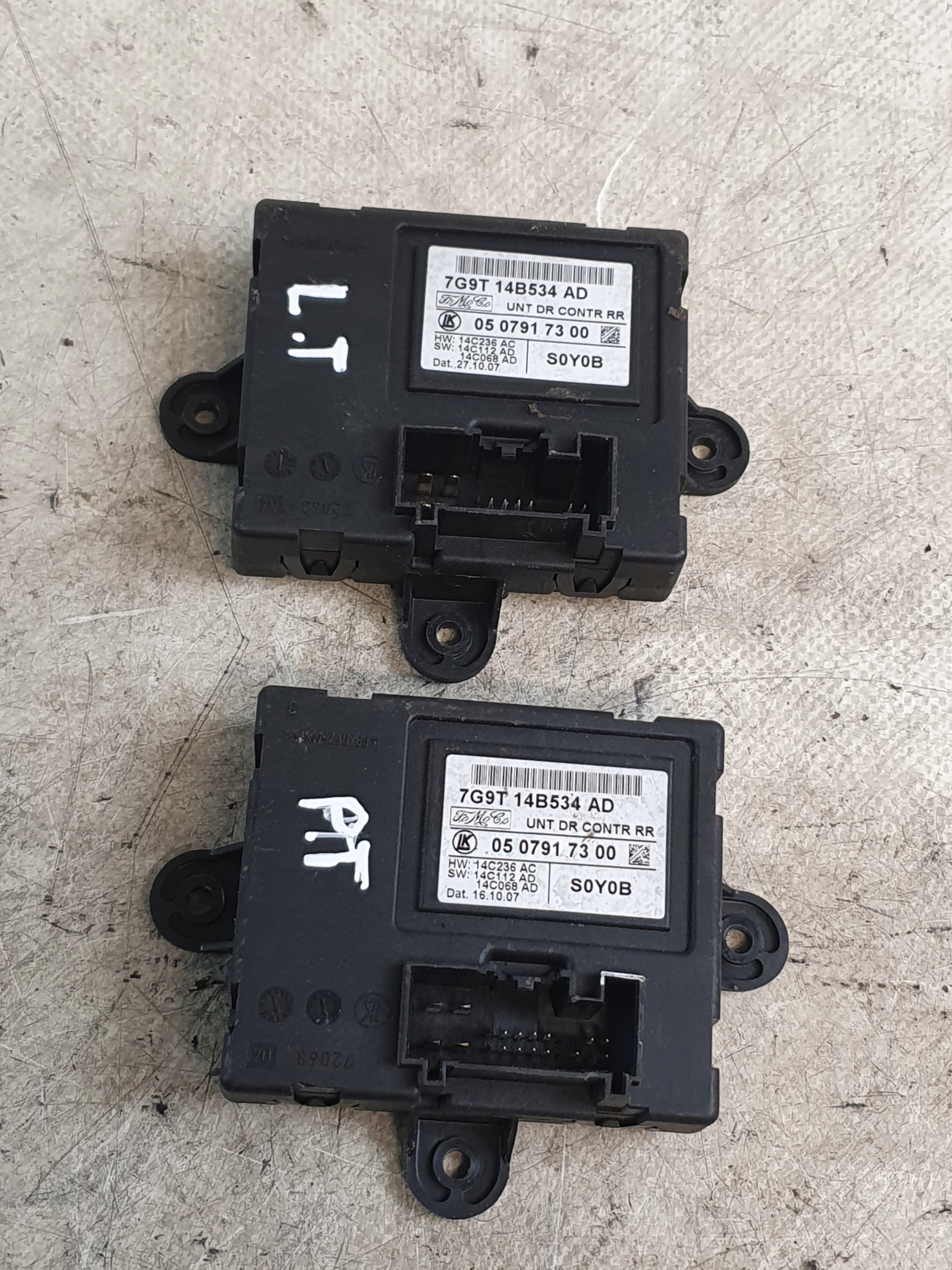 MODUŁ DRZWI OE 7G9T-14B534-AD FORD MONDEO MK4 07r.