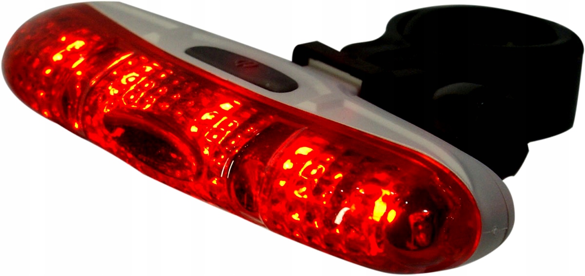 Lampka Rowerowa Tylna LED Do Roweru Czerwone Światło DUNLOP Model tylna lampka płaska oświetlenie