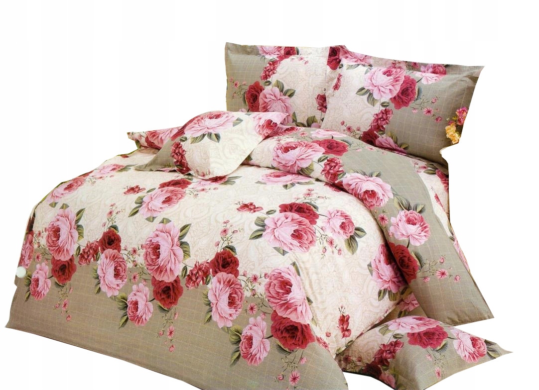 

Komplet Pościel 200x220 bawełna 4cz. prześcieradło