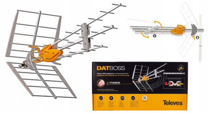 Antena Televes Dat Boss Lte T-force Lte 790 telewizja naziemna Dvb-t 149921
