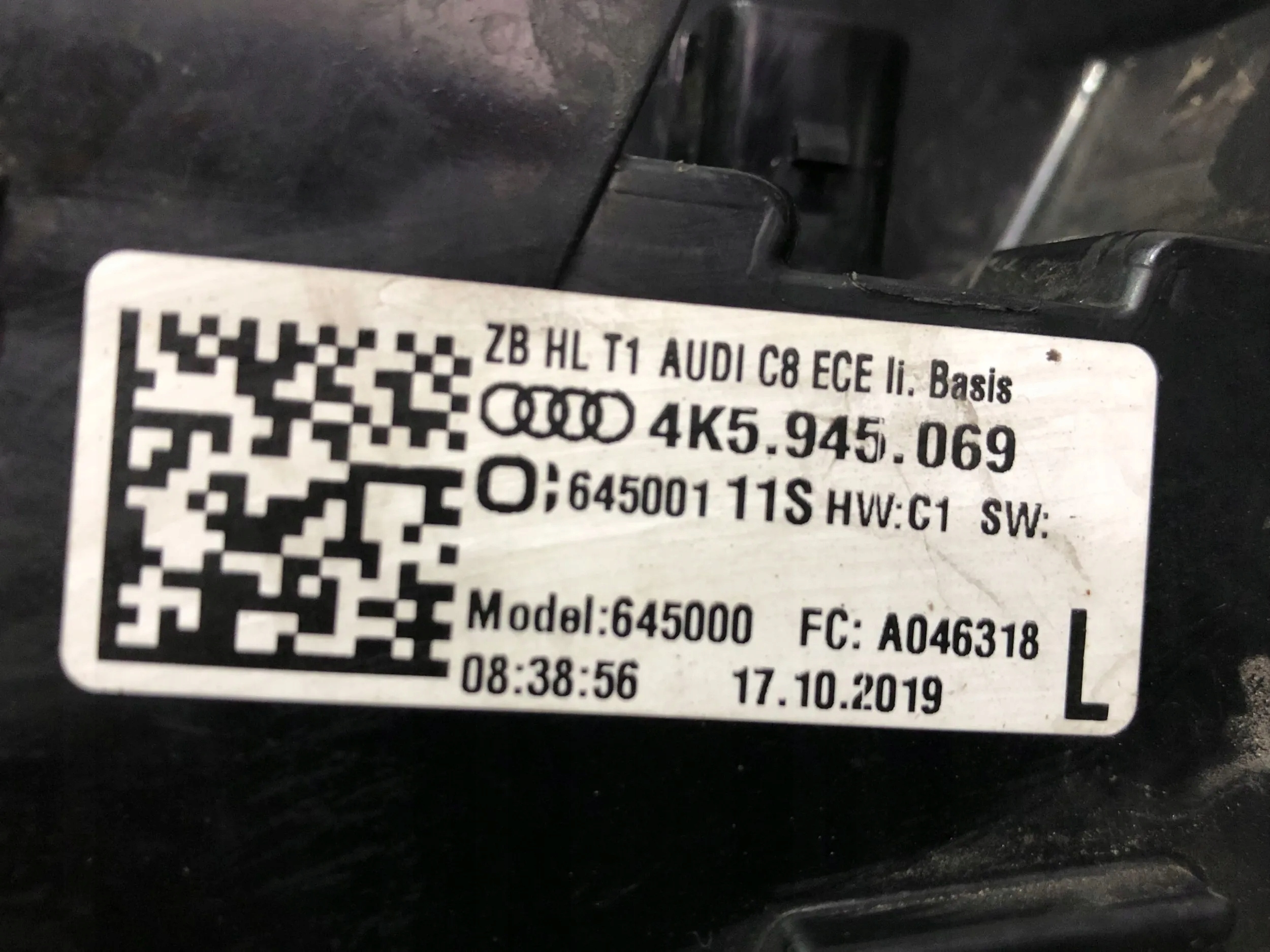 Lampa tył lewy Audi A6 S6 C8 4K Rodzaj lampy dedykowana