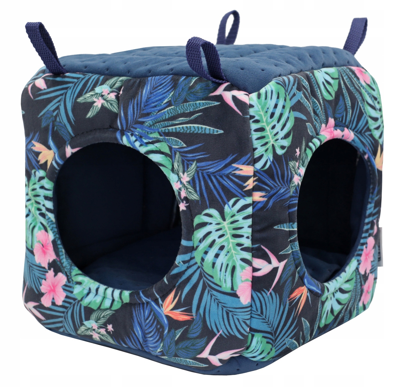 Levně Domeček Kostka Dva Vchody Pro Morče Tropický Les