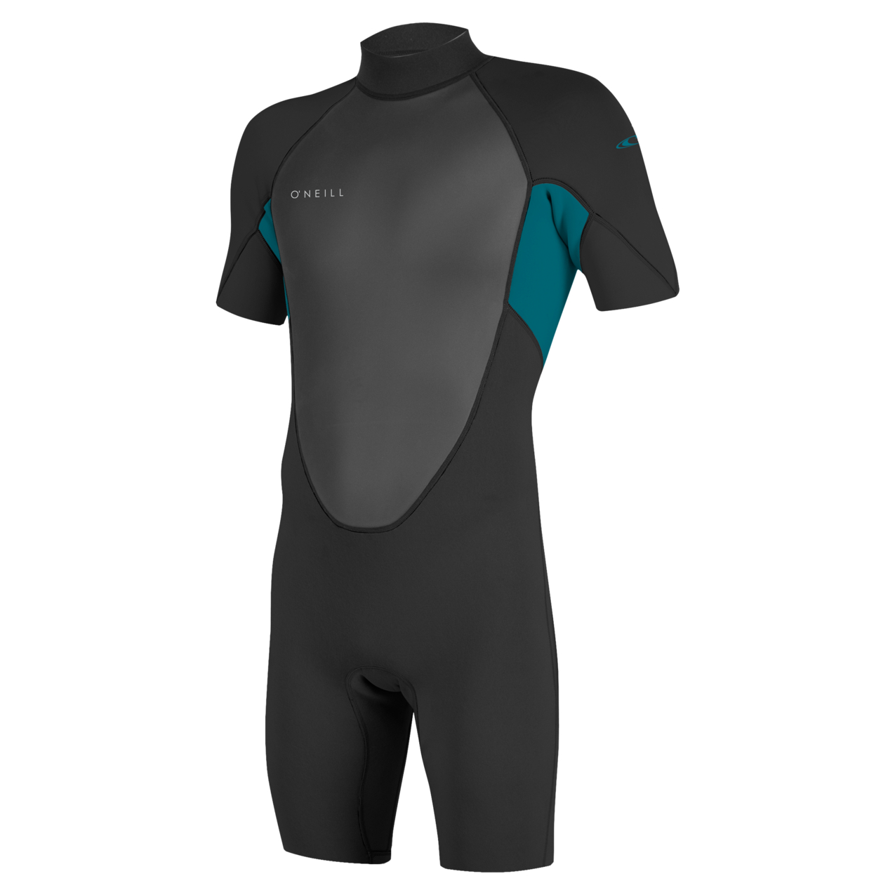 Pianka Męska ONeill REACTOR II 2MM Back Zip S/S spring Black/TidePool r LS