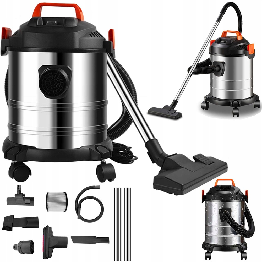 Vysavač Na Mokro I Sucho 20 L, Velká Kapacita 2000 W, Výkon