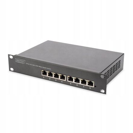 Digitus 8-portový prepínač Gigabit Ethernet DN-80114 Nespravovaný