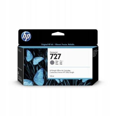 Atramentová náplň Hp 727 Gray B3P24A 130ml T1500 T2500 T920 2023r.