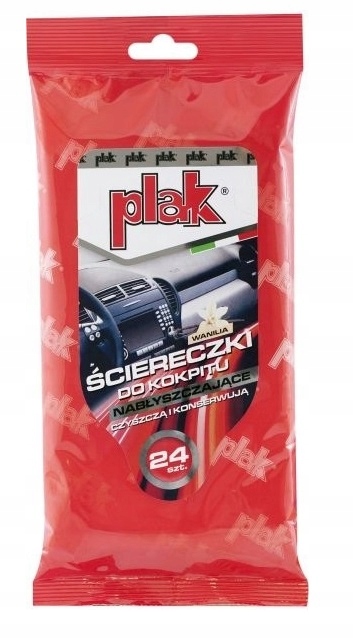 

Ściereczki Do Kokpitu Plak Błysk Wanilia 24SZT
