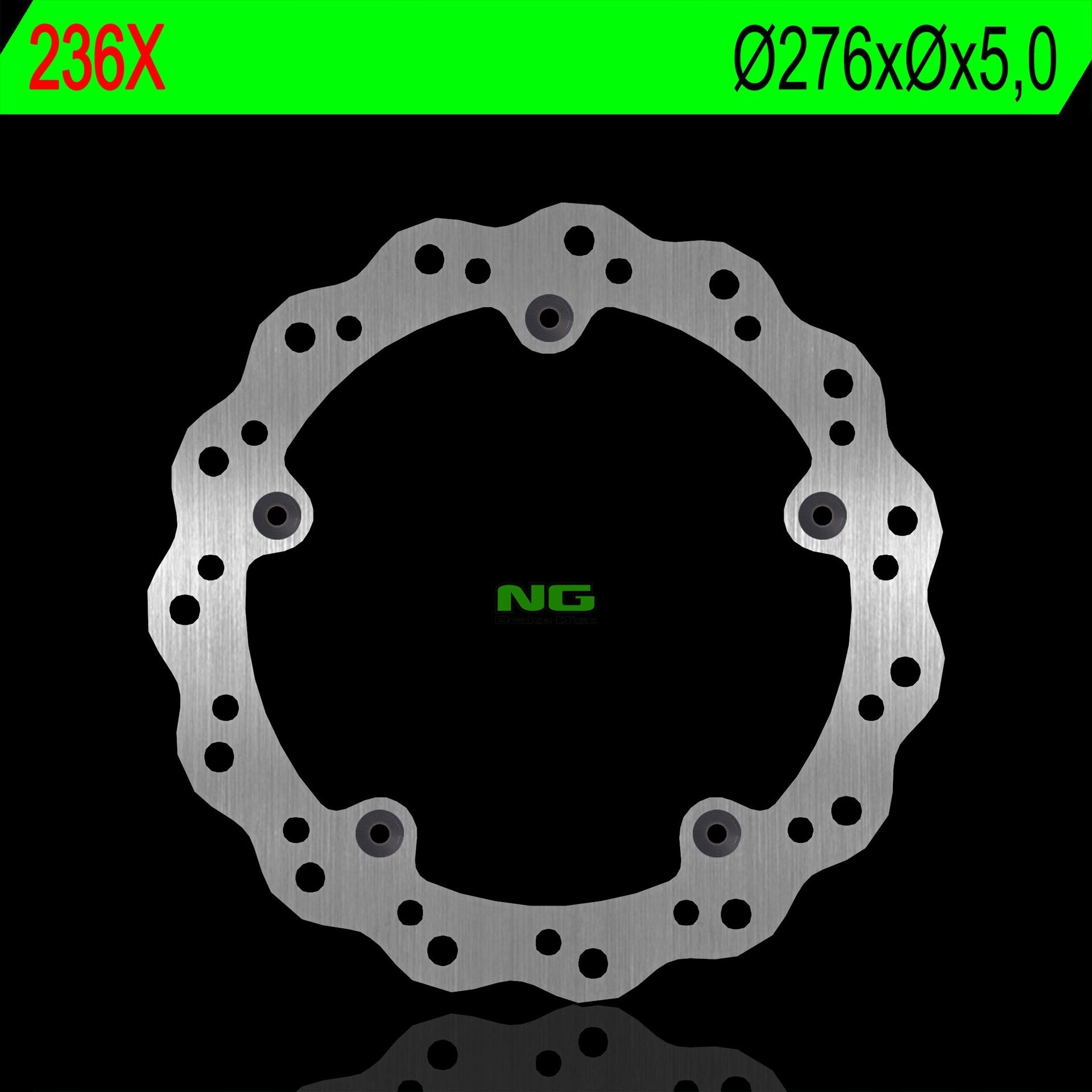 Ng Brzdový Kotúč Zadný Bmw R 850/1100/1150/1200 (276X-X5) Wave ()