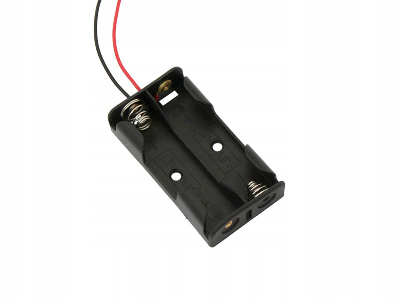 POJEMNIK KOSZYK NA BATERIE TYPU 2X AA R6 Z WYPROWADZONYMI PRZEWODAMI EAN (GTIN) 5900804013884