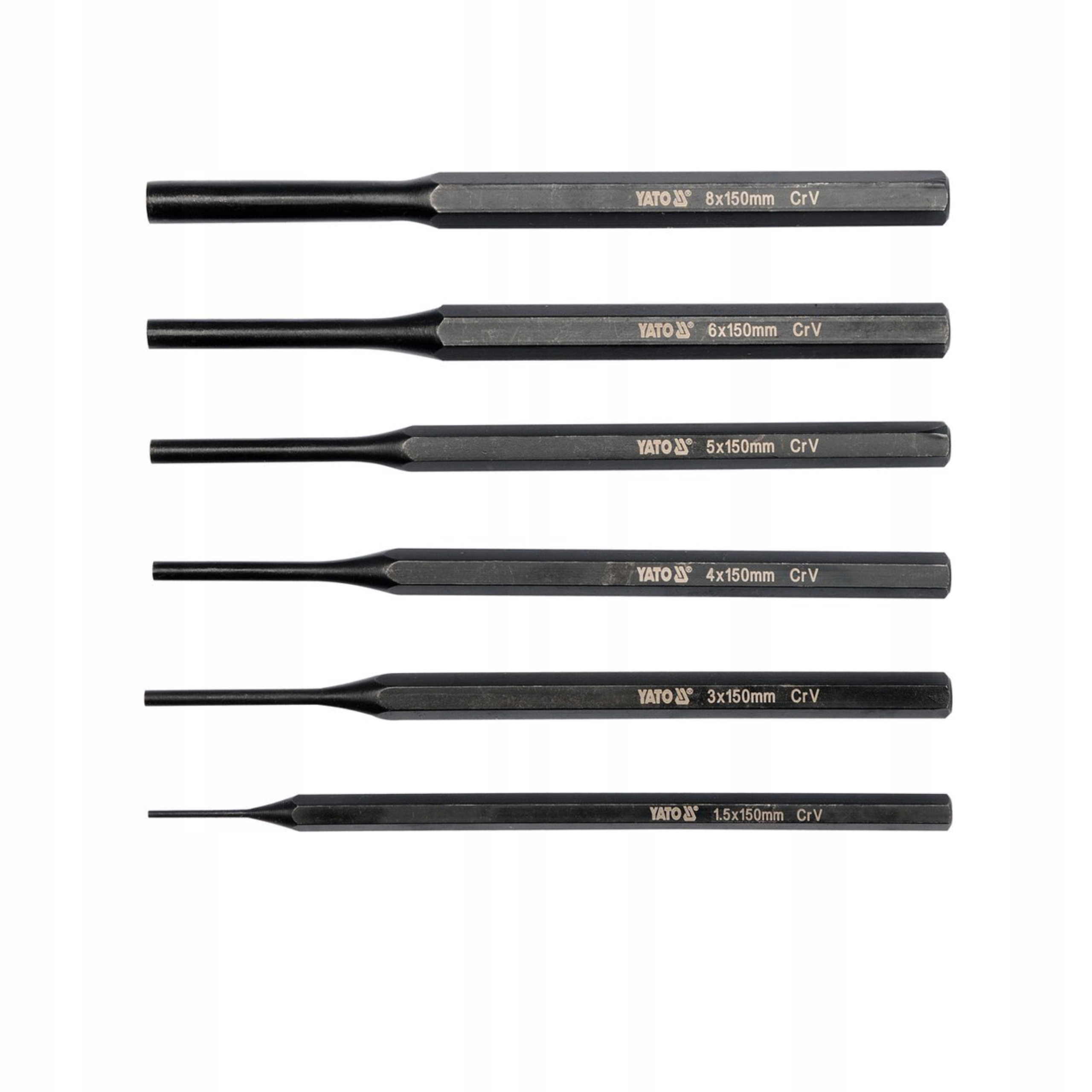 

Zestaw Wybijaków CrV 1.5-8MM Yato YT-47121 6SZT