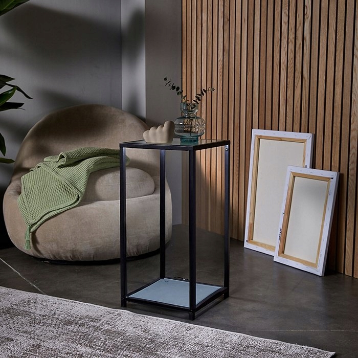 Stolik podest z oświetleniem LED 30 x 30 x 60 cm Kod producenta 01