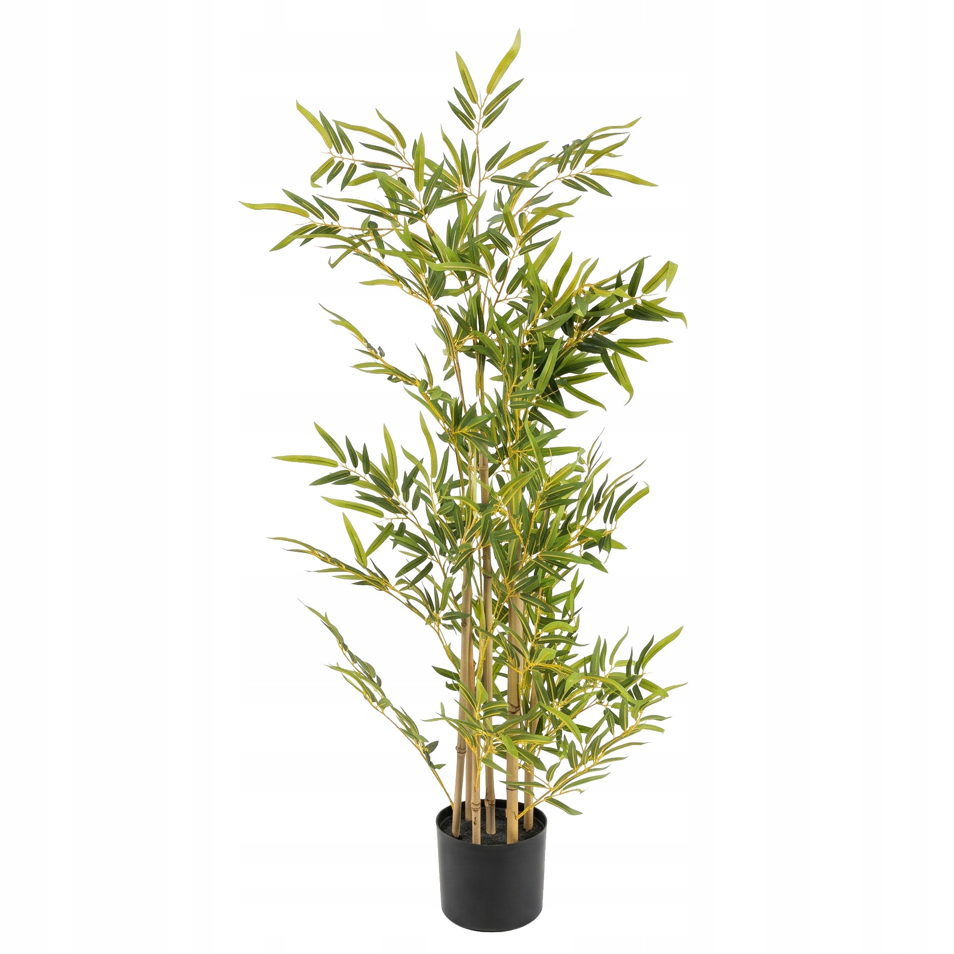 Umělý bambus v květináči, výška 120 cm
