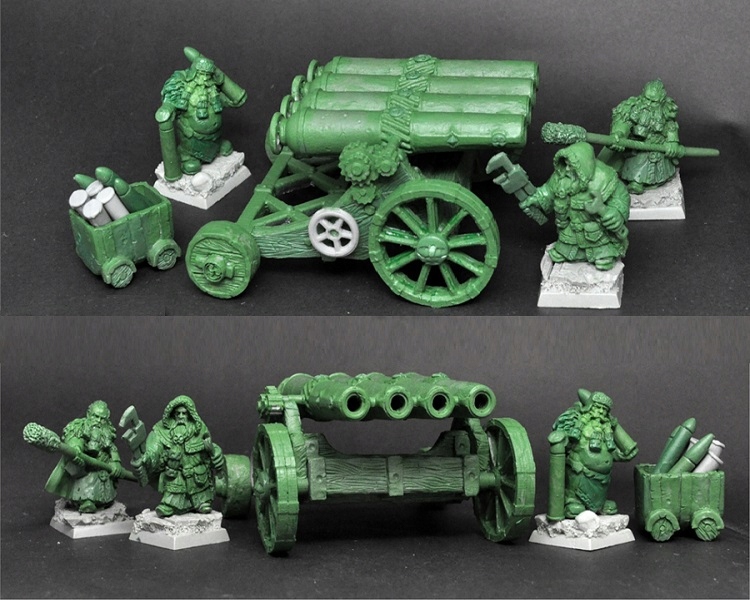 RPG [Resin] Dwarven Organ Gun + Crew + AKC 28mm Scibor 28FM0416