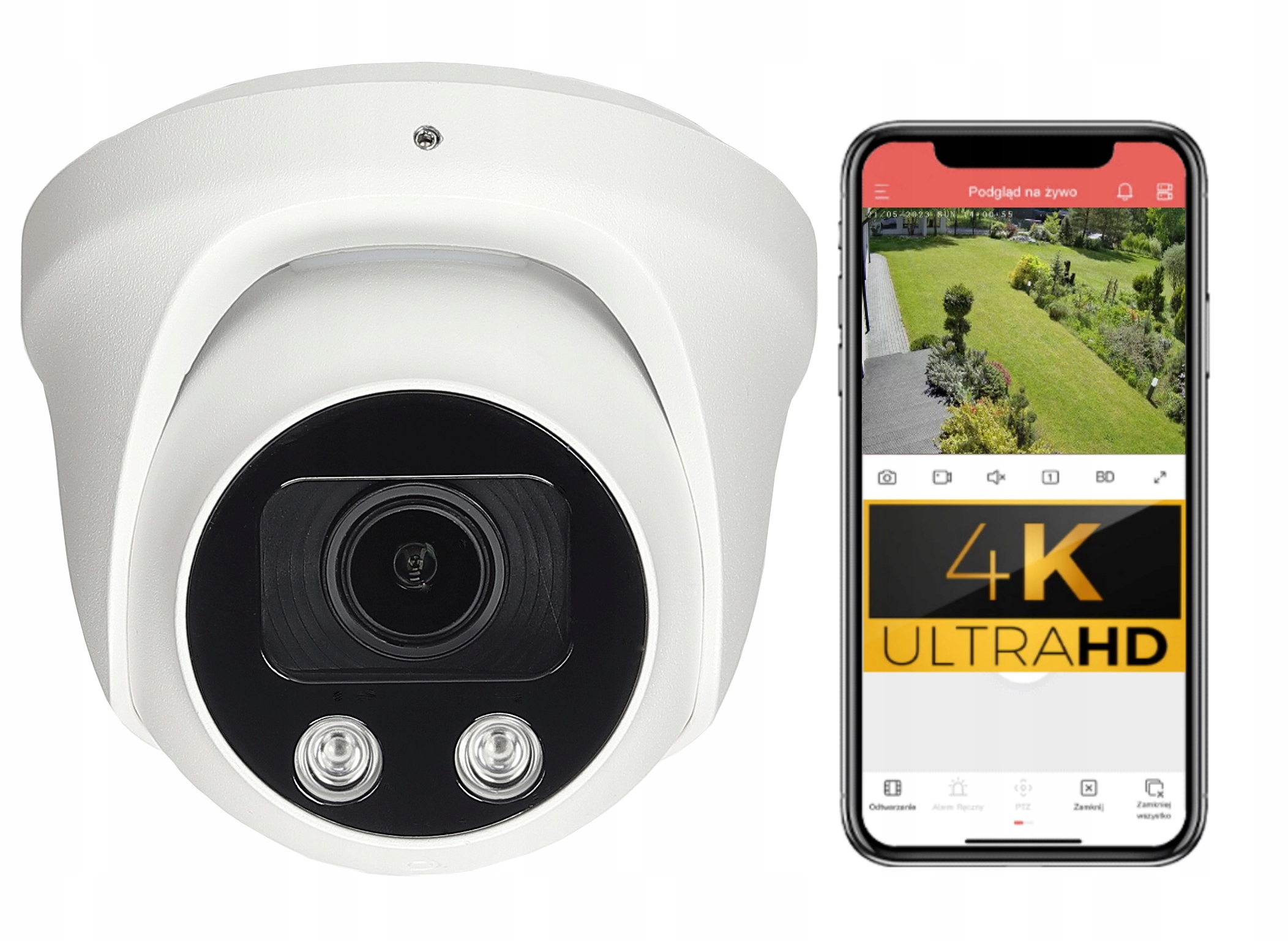 

Kamera Ip PoE 4K 8MPx 8MP ZOOMx5 IP67