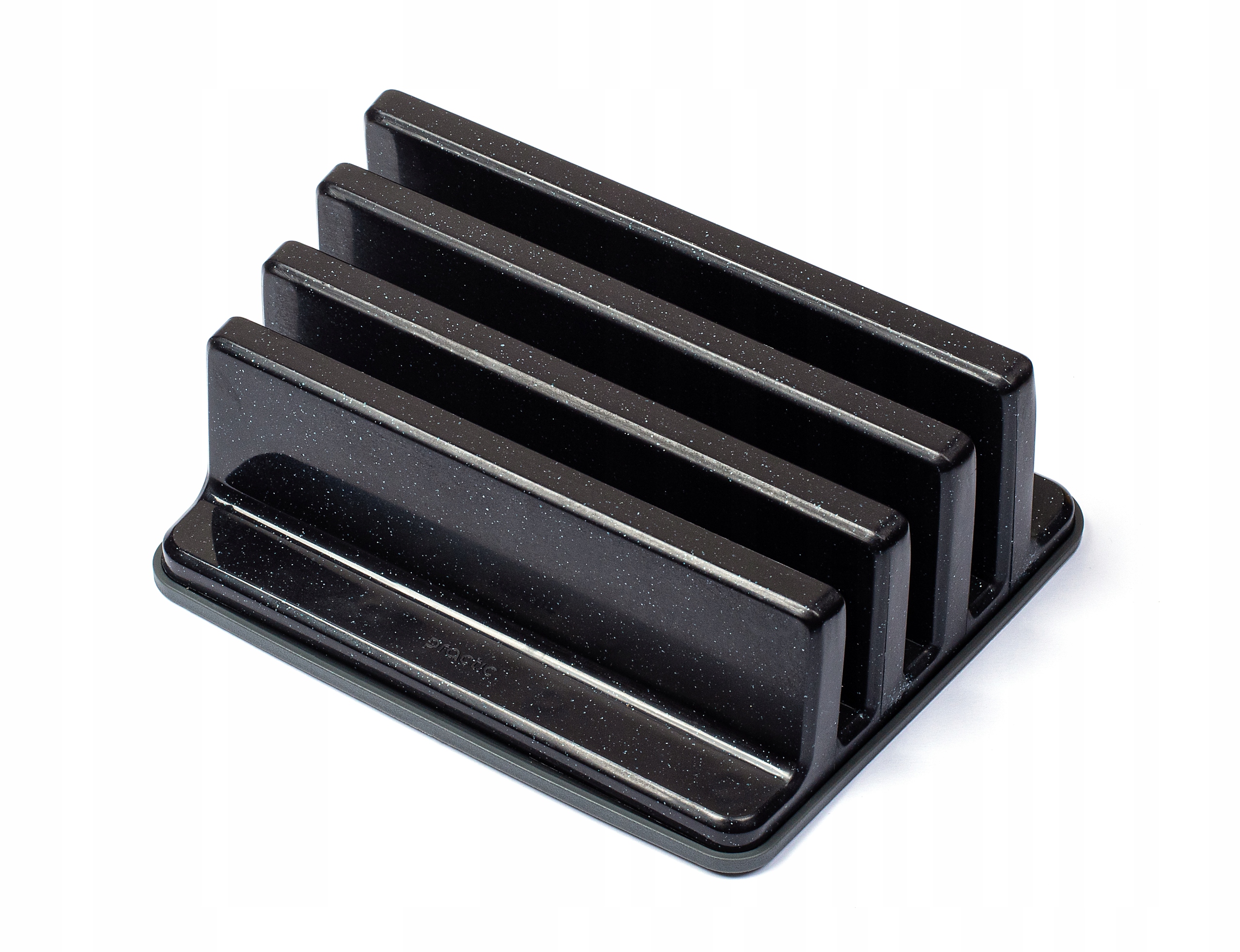 Komplet 3 desek bąble 24x16, 30 x 20, 35 x 24 z podstawką kosmos czarne — 3