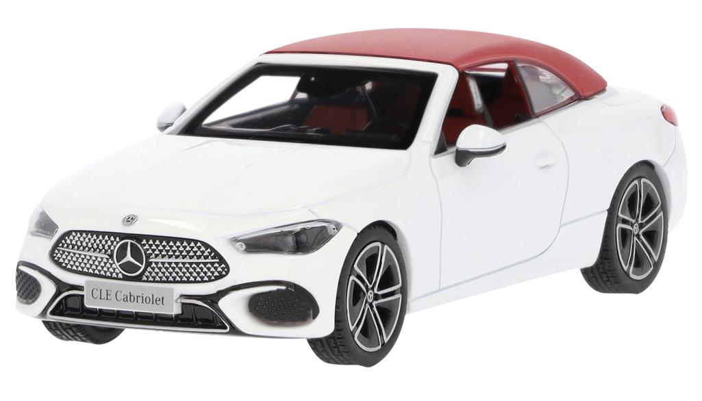 Mercedes Cle Cabrio Avantgarde A236 model auta 1:43 Oe opalite white
