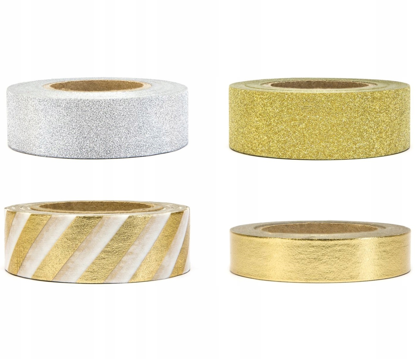 

Papierowa taśma dekoracyjna Washi Tape 10m 4szt.