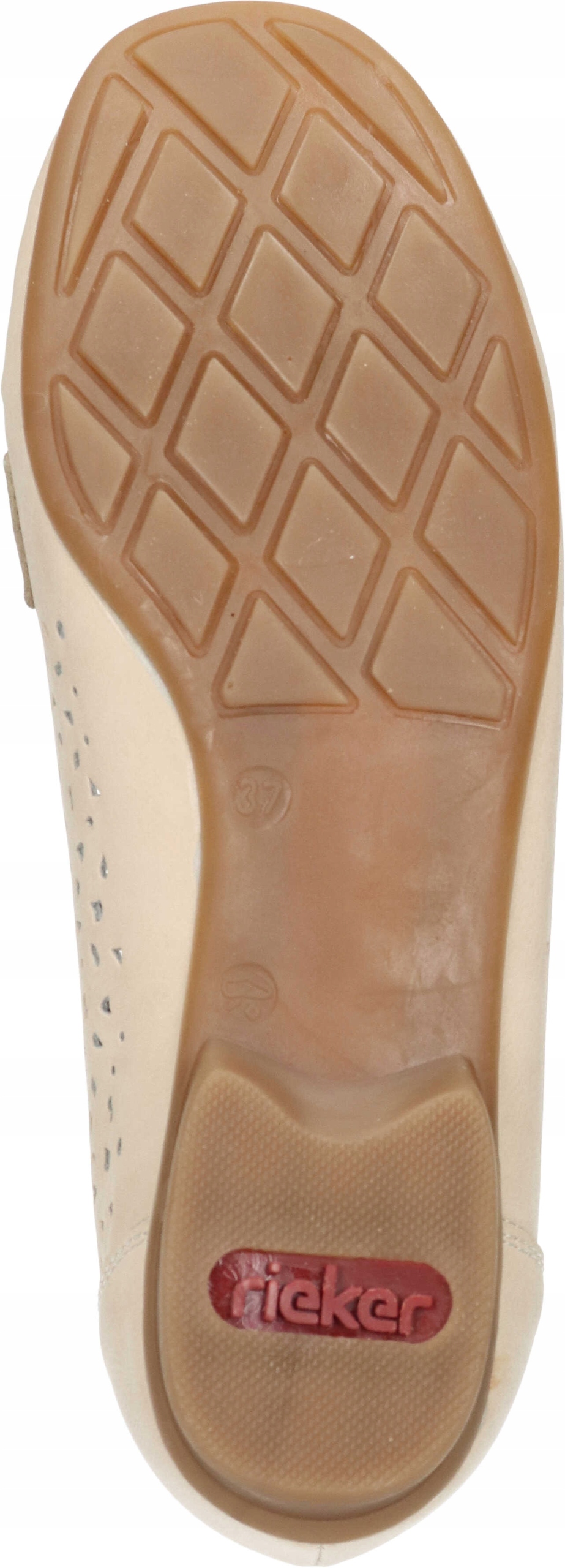 PÓŁBUTY RIEKER 940263-08 BEIGE DAMSKIE MOKASYNY Płeć kobieta