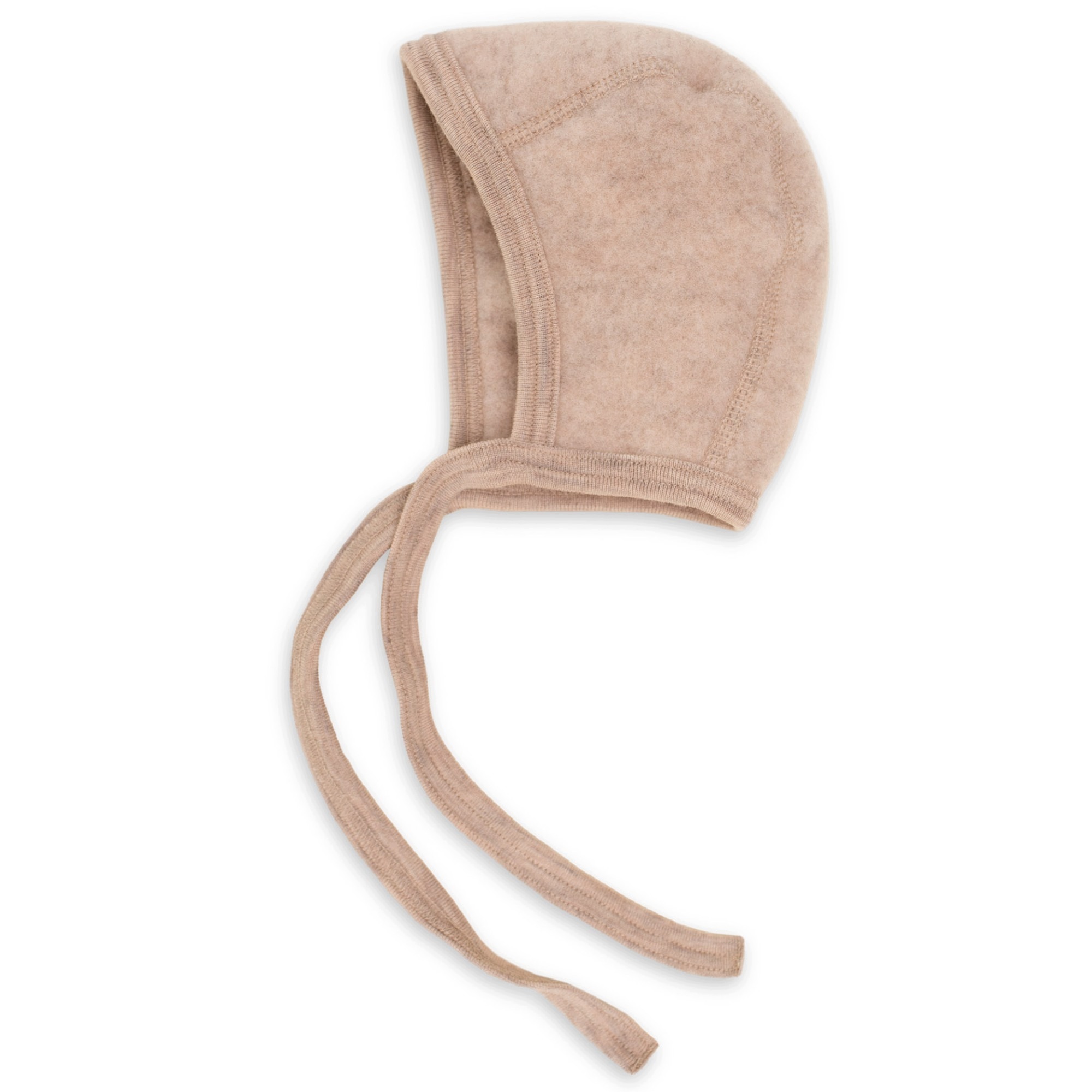 Czapka bonetka merino Sand Melange Beżowy 62/68 Engel Natur