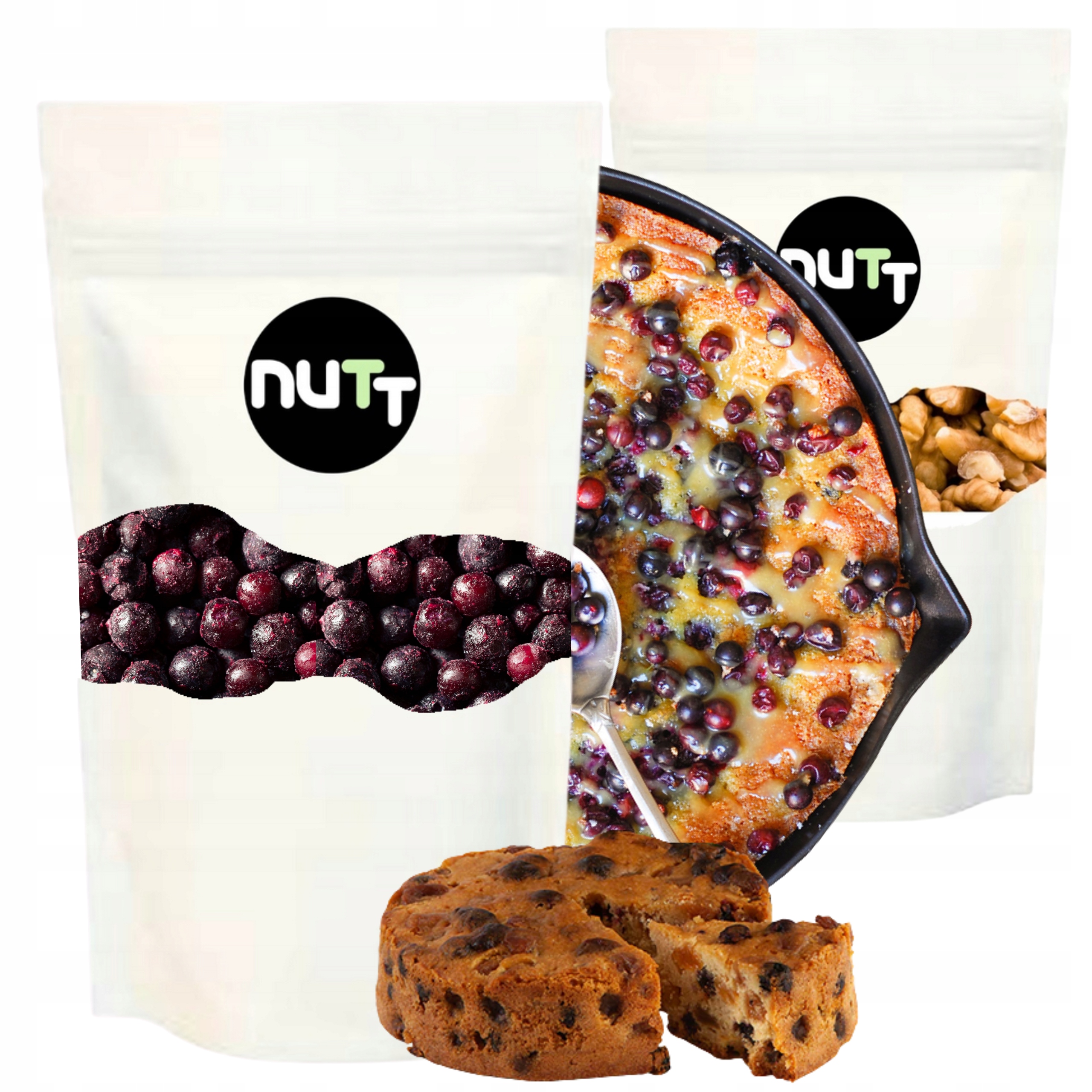 Czarne porzeczki liofilizowane Orzechy włoskie Klasa A 100g 1kg