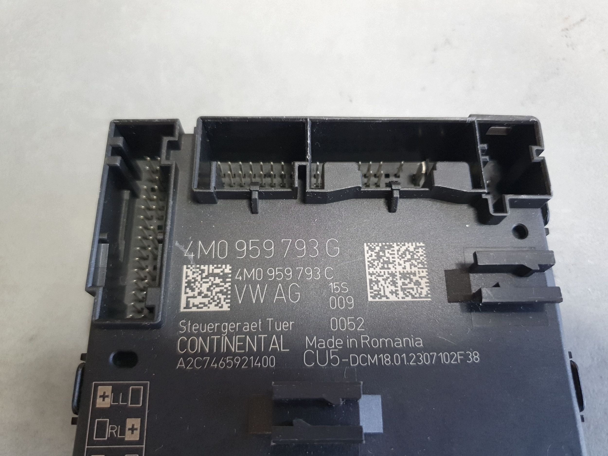 Audi Q7 4M module door left front 4M0959793G