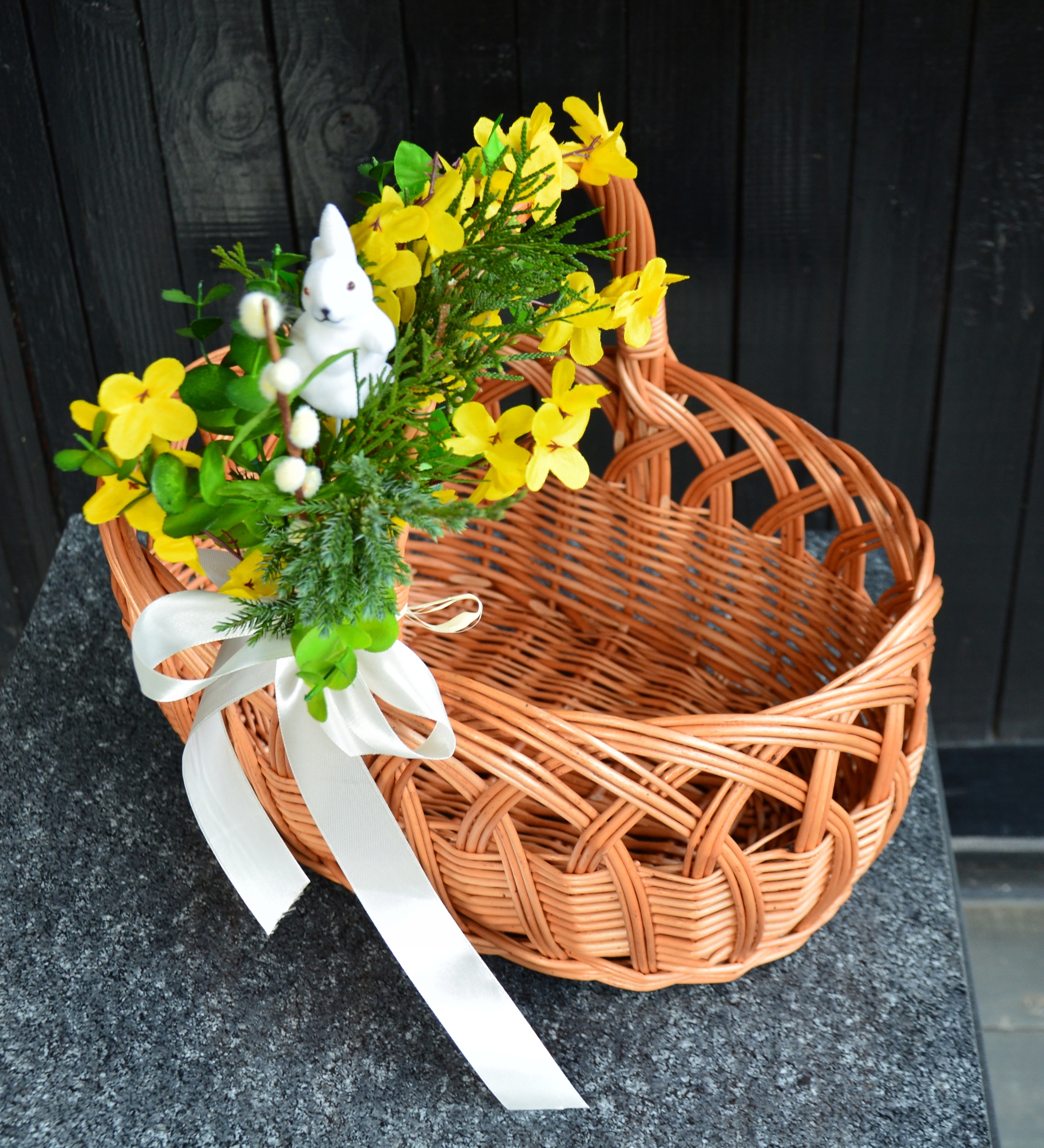 Wiklinowy KOSZ WIELKANOCNY KOSZYCZEK DO ŚWIĘCENIA Kod producenta 590416