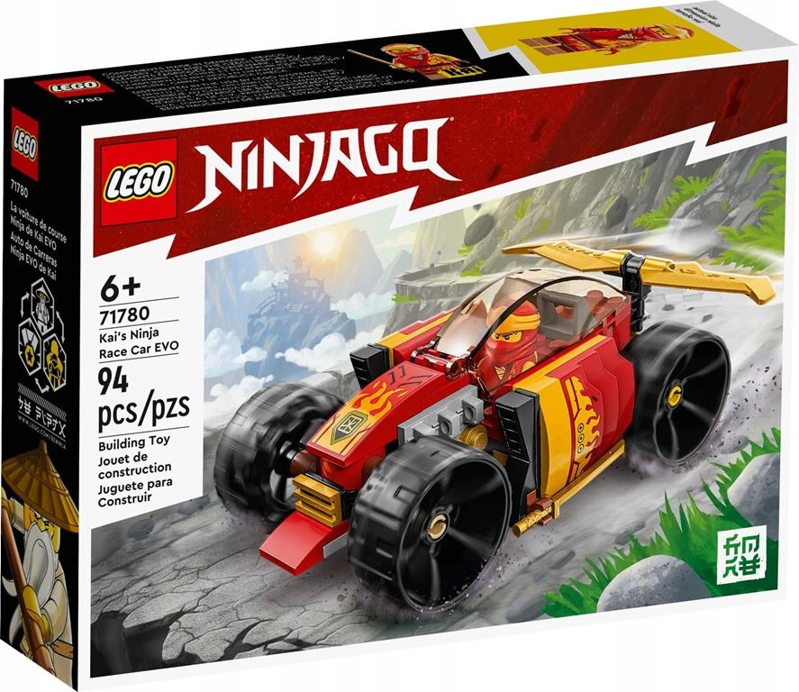

Lego Ninjago 71780 Samochód Wyścigowy Ninja Kaia