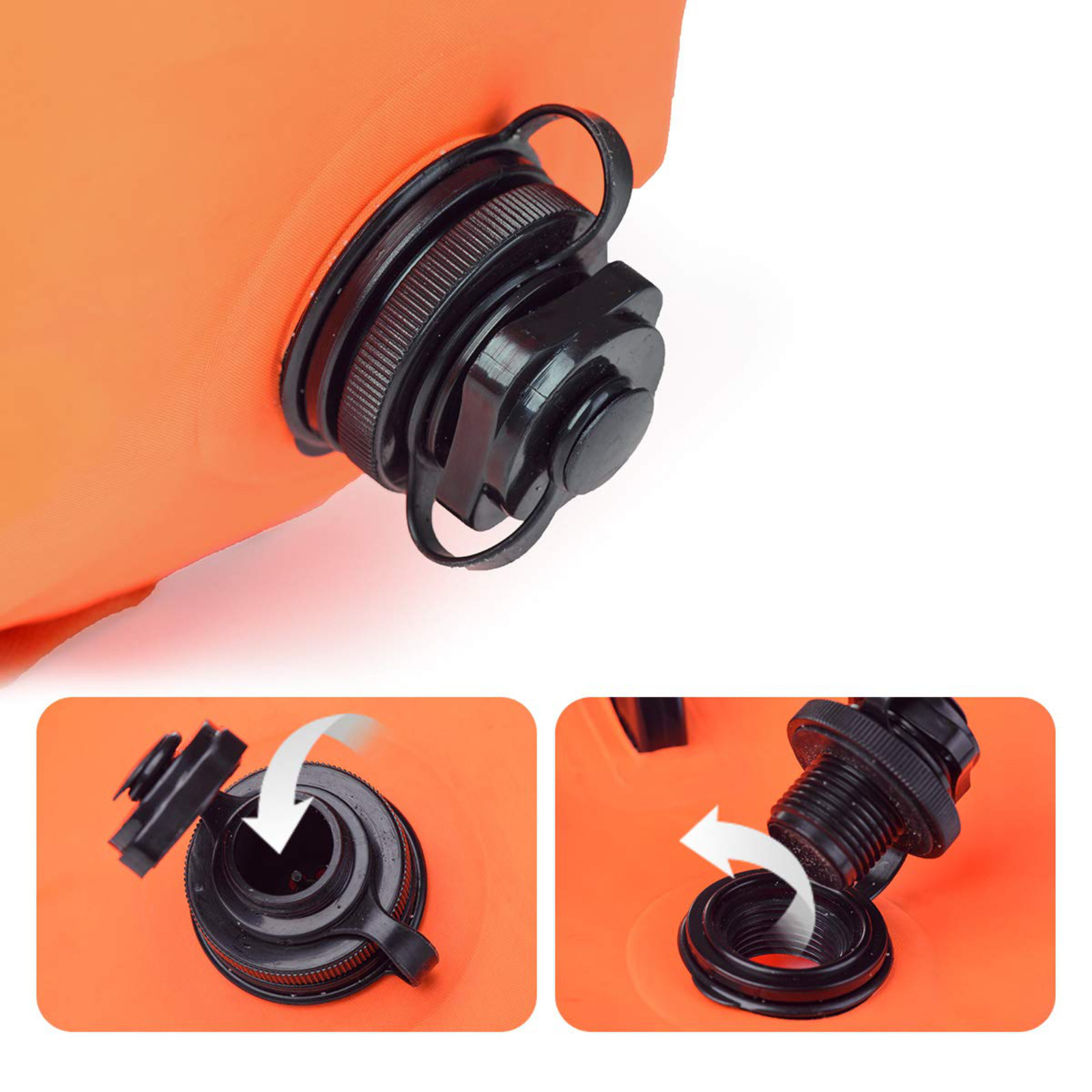 BOJKA DO PŁYWANIA BOJA ASEKURACYJNA DMUCHANA LEKKA Model AUBOJA-S-OR