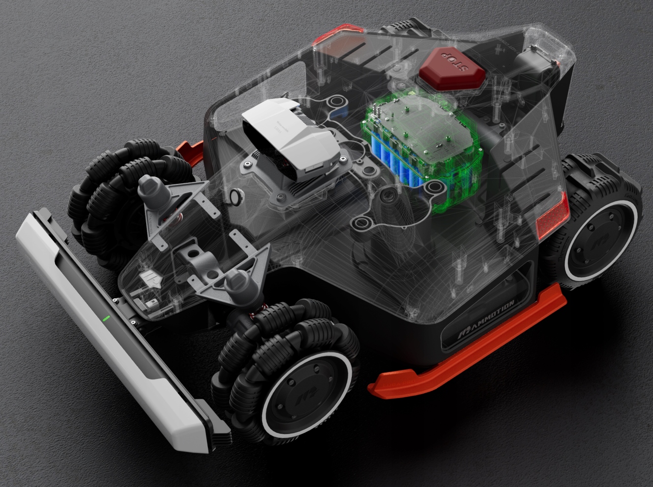 Mammotion LUBA 2 AWD 3000X Robot koszący GPS Bez kabla Model 2025r Model LUBA 2 AWD 3000X