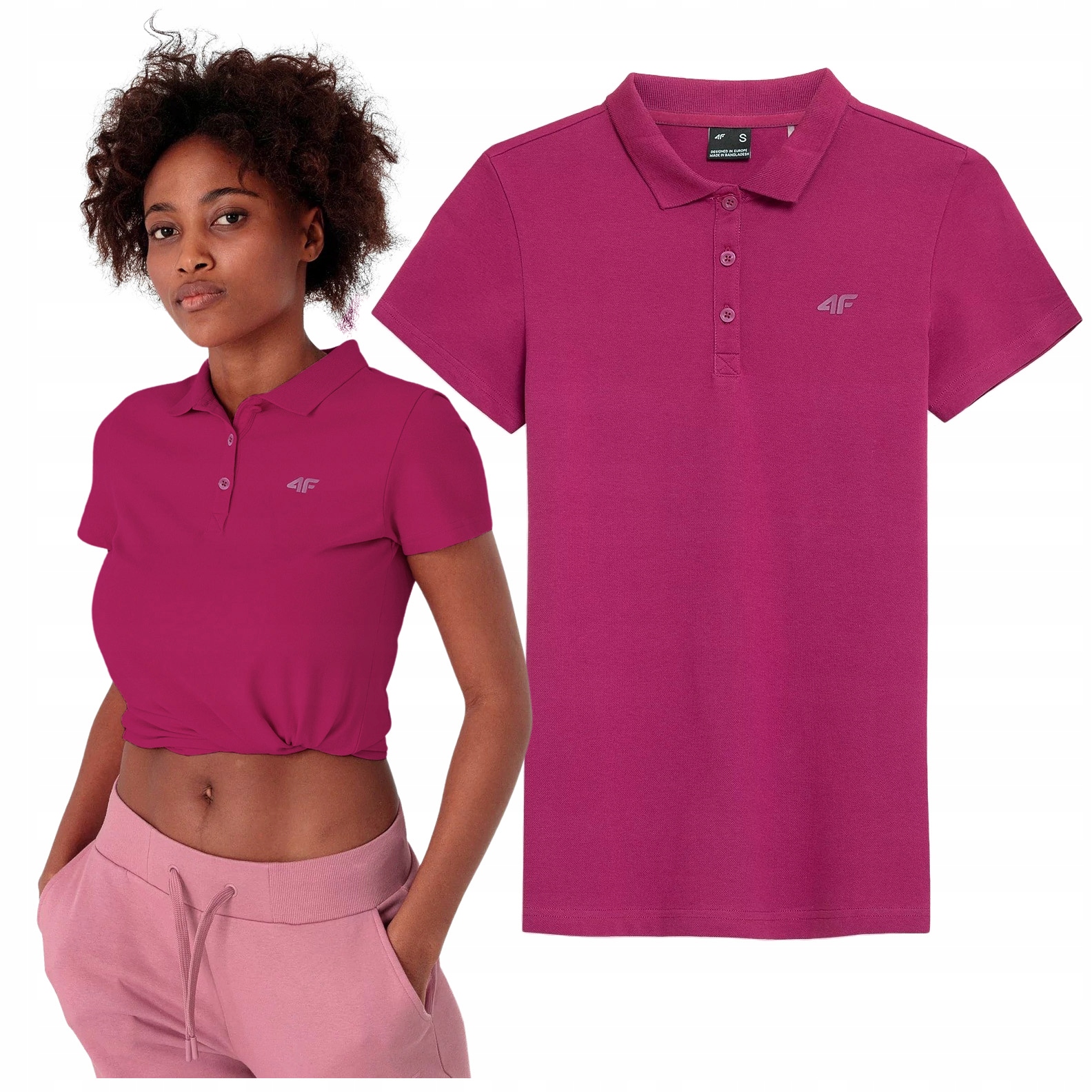 

Koszulka Polo damska 4F T-shirt NOSH4 TSD355 M