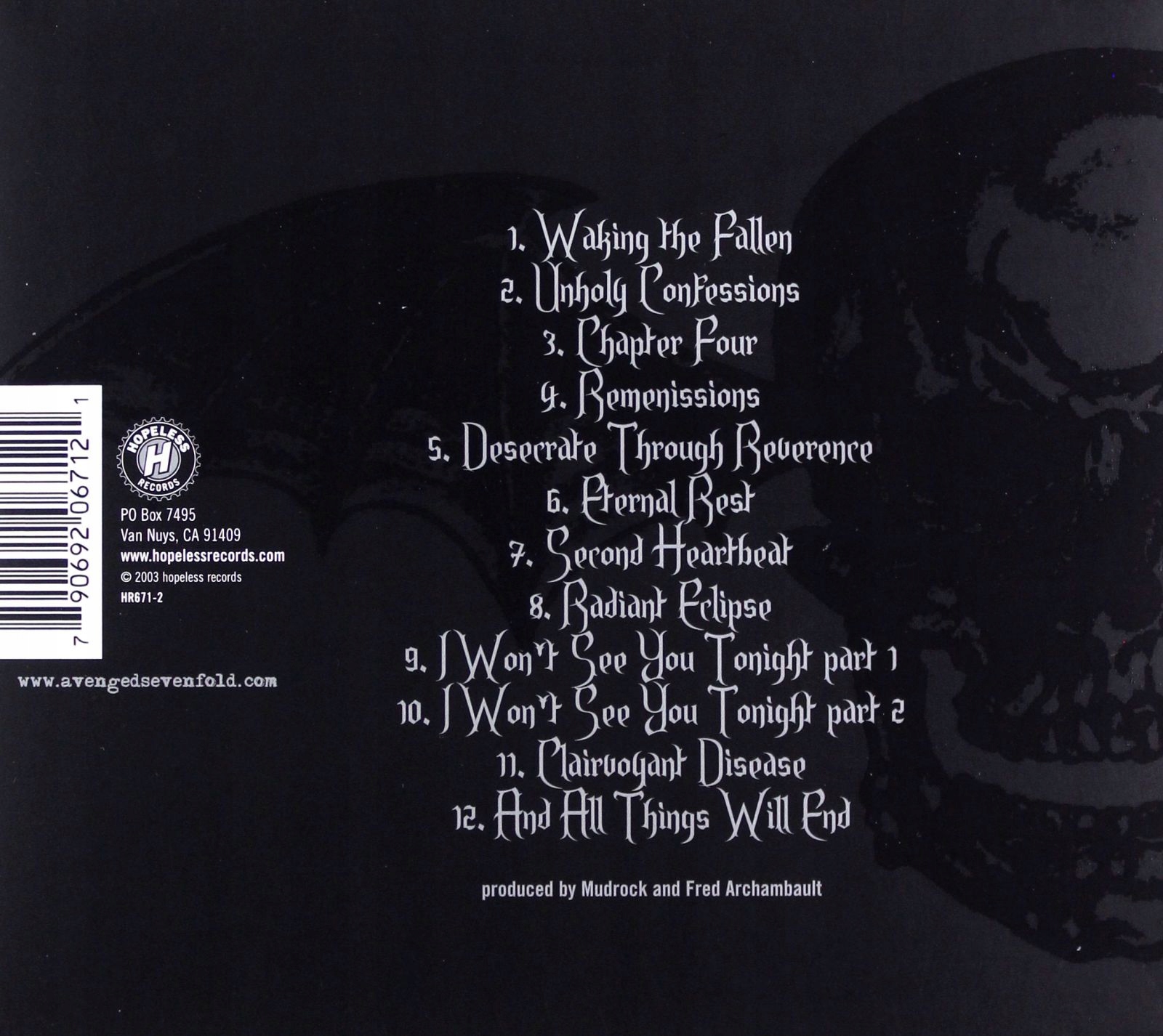 AVENGED SEVENFOLD: WAKING THE FALLEN (CD) Stan opakowania oryginalne