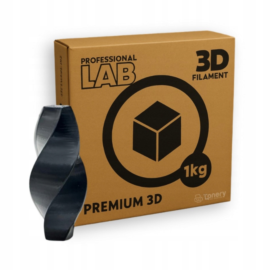 Filament Professional Lab Pla Carbon Fiber Black włókno węglowe czarne 1 kg