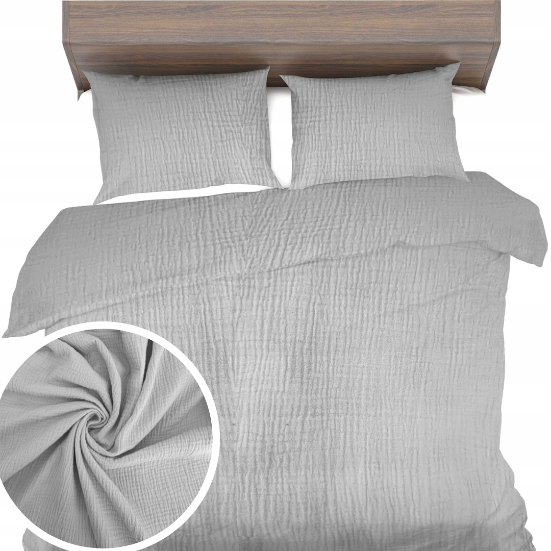 Povlečení Mušelín 160x200+2x70x80 Jemné prodyšné povlečení MIX Barev