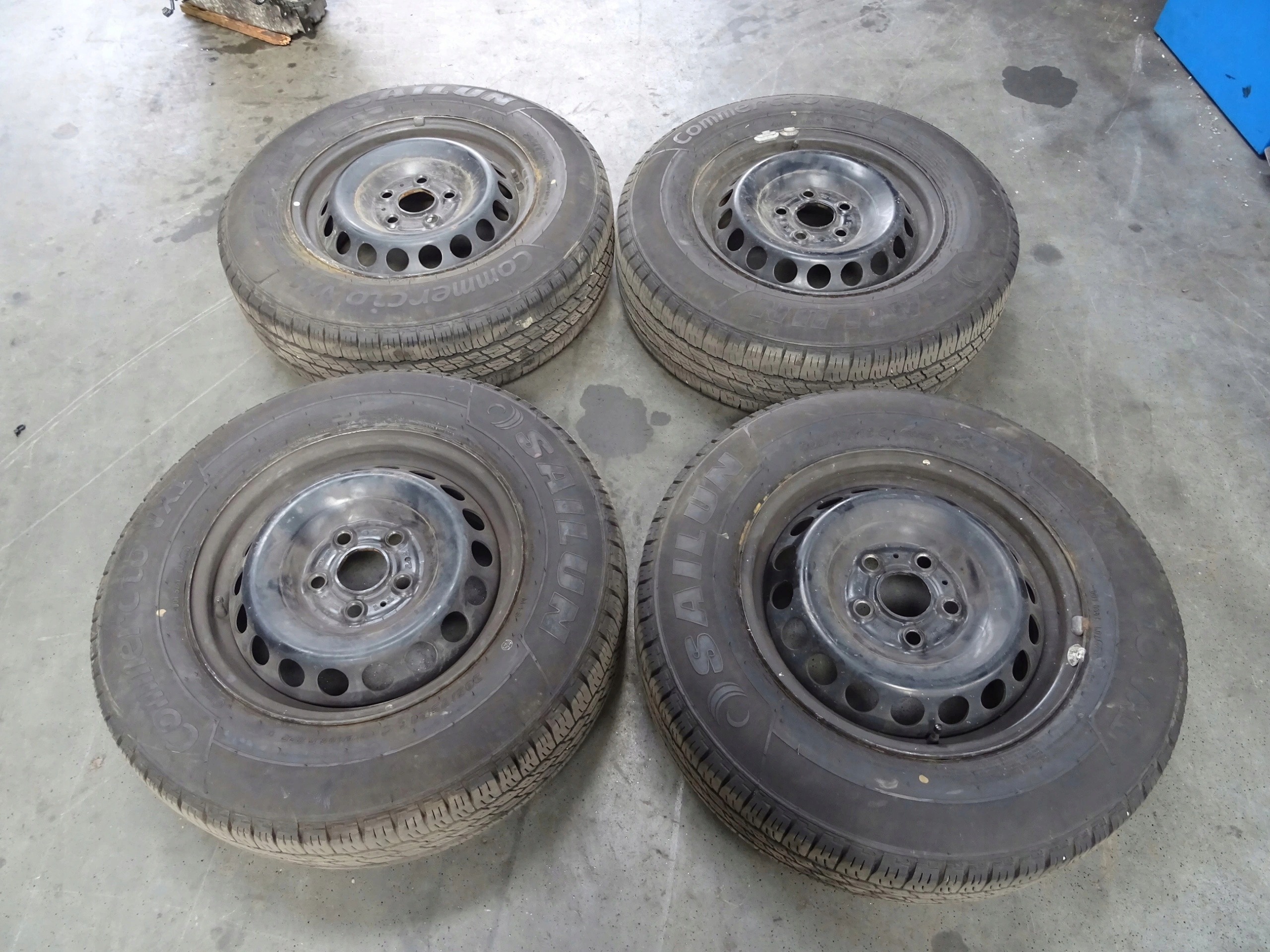 VW CRAFTER МАН TGEc КОЛЕСА ДИСКИ КОМПЛЕКТ ЛІТО ШИНИ R16n0601027l СТАЛЬ